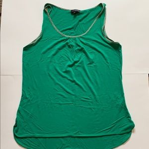 Green w/ Trim Tank Top